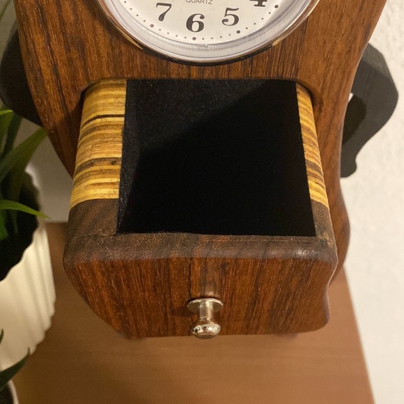 Fun Standing Clock with Storage Compartments - Picture 7 of 12